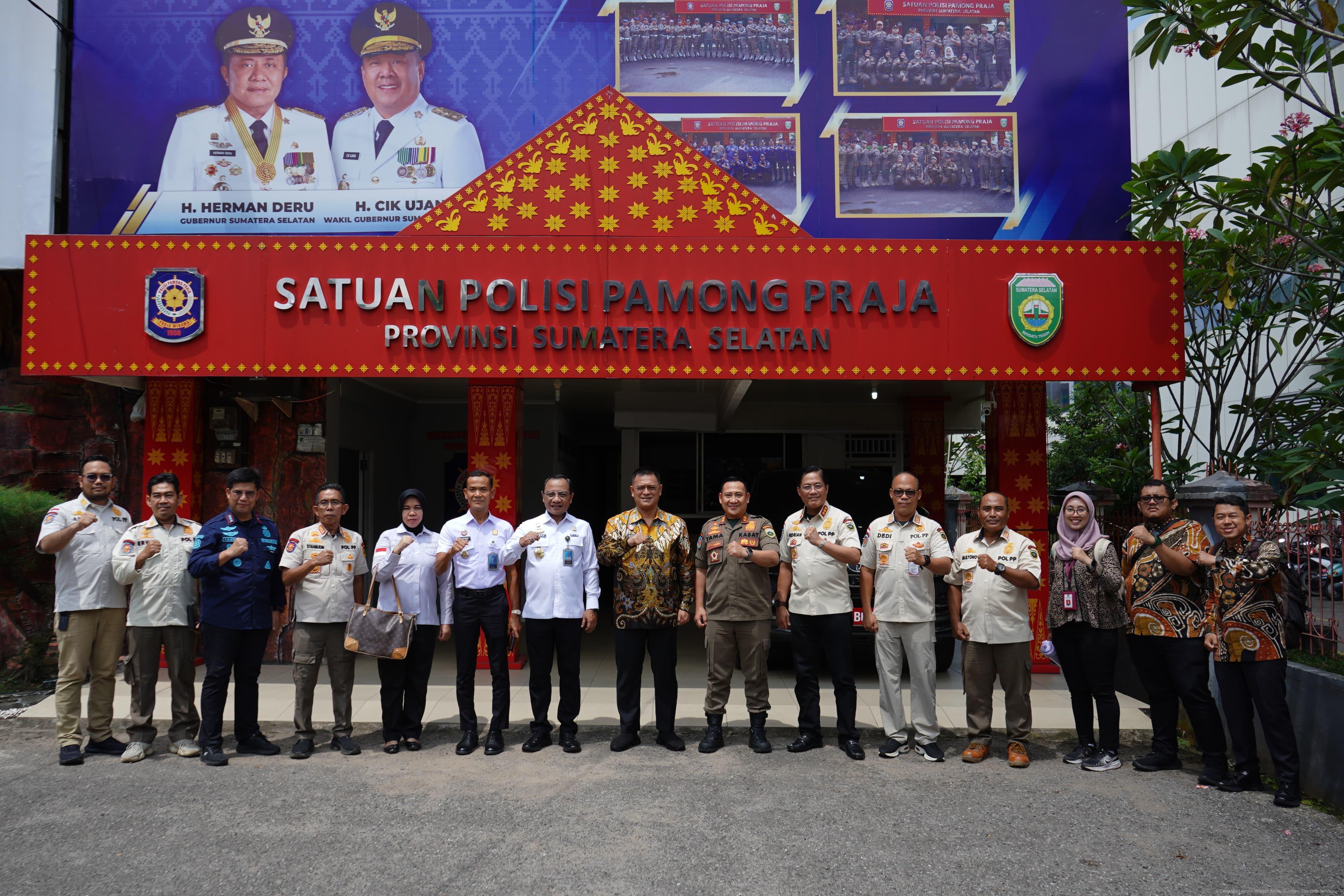 Perkuat Peran PPNS, Direktorat Pidana Ditjen AHU dan Kanwil Kemenkum Sumsel Sambangi Satpol PP Provinsi