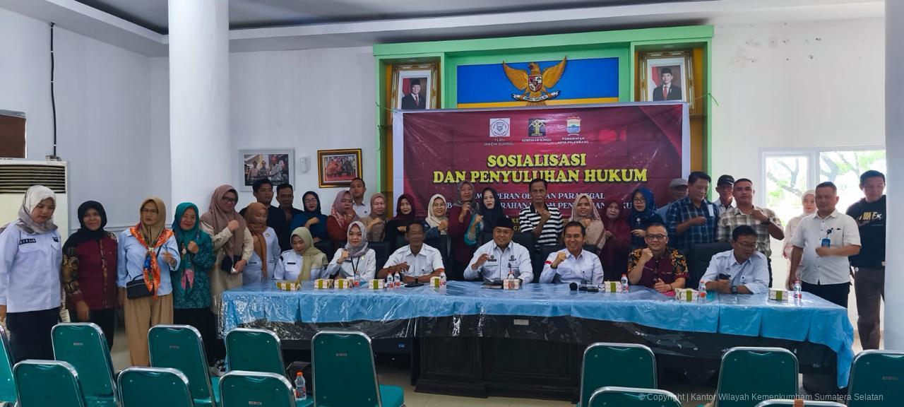 Perkuat Akses Keadilan, Kanwil Kemenkum Sumsel Edukasi Peran OBH dan Paralegal di Seberang Ulu I