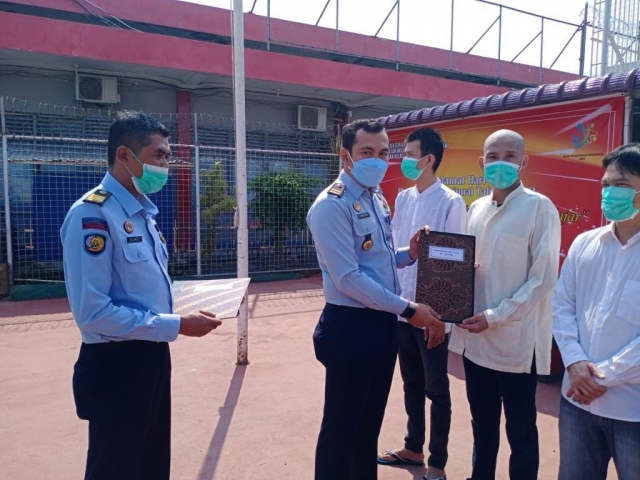 Surat pengantar remisi waisak Guntur Adi