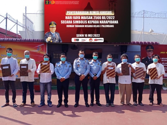 Surat pengantar remisi waisak Guntur Adi