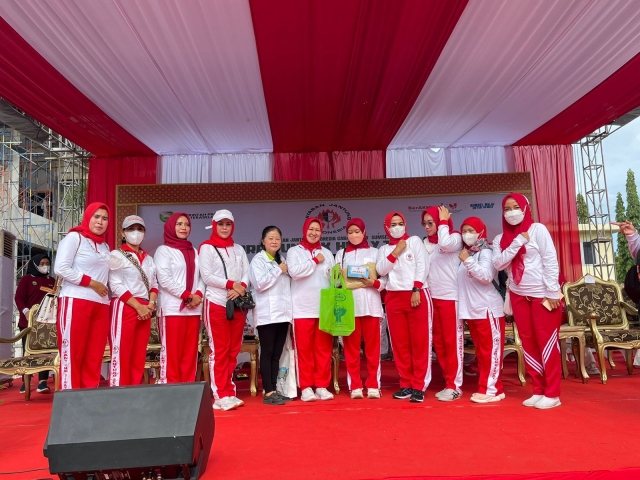 Video Kreatif Keren Tanpa Asap Rokok Lapas Perempuan Palembang Juara 1 pada HUT Yayasan Jantung Sehat