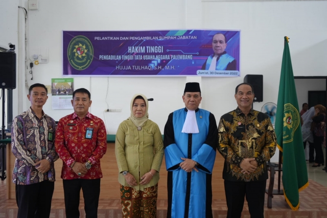 kakanwil Kemenkumham Sumsel dengan Pengadilan Tinggi Tata Usaha Negara 1
