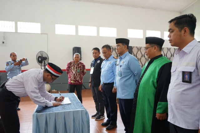 Napi Teroris Lapas Merah Mata Palembang Kemenkumham Sumsel Ikrar NKRI 1