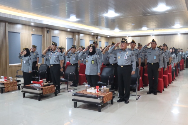 kemenkumham sumsel apel lebaran 1