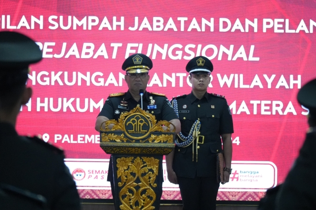 pelantikan kemenkumham sumsel 1