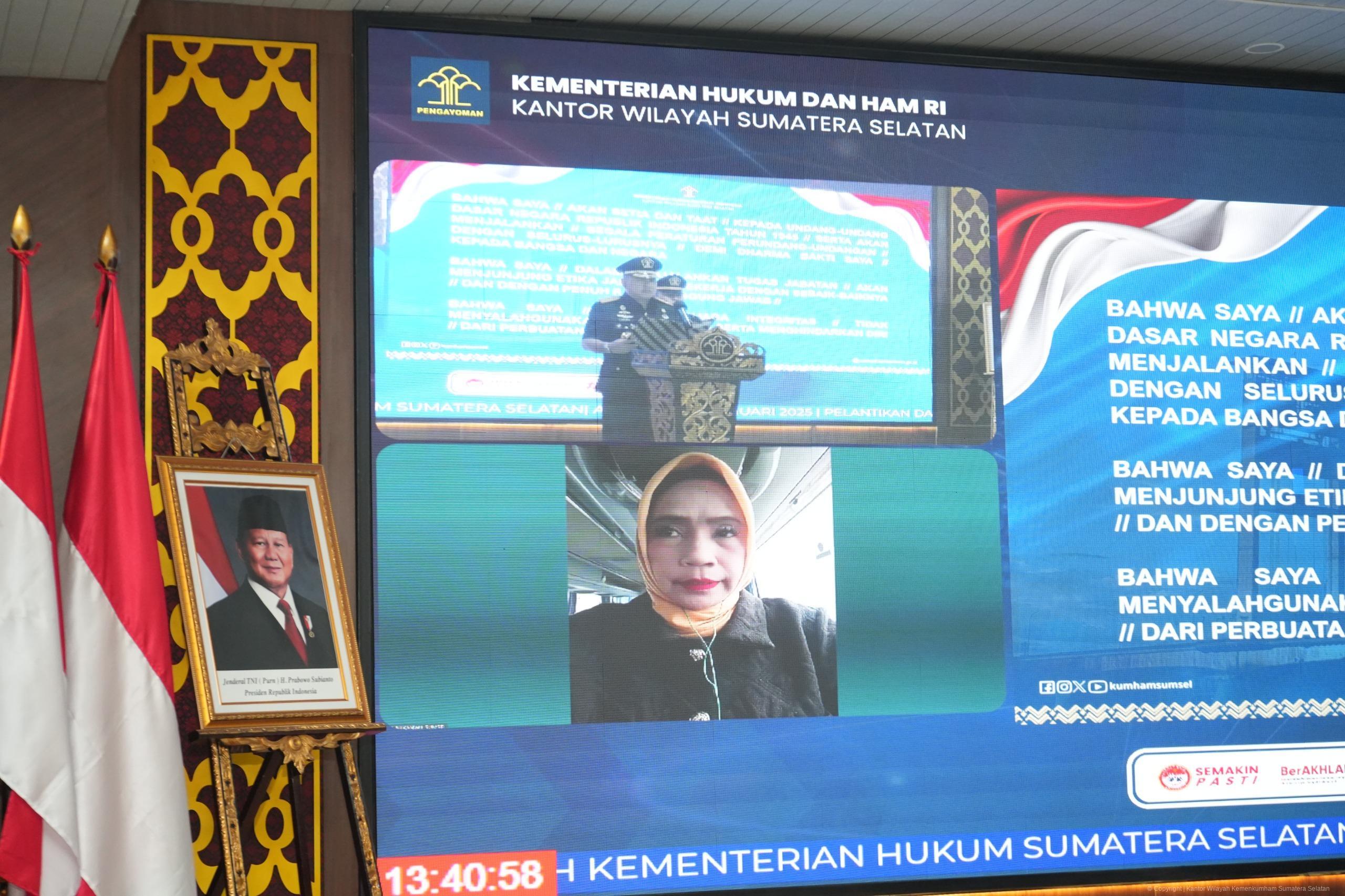 pelantikan kemenkum sumsel 7