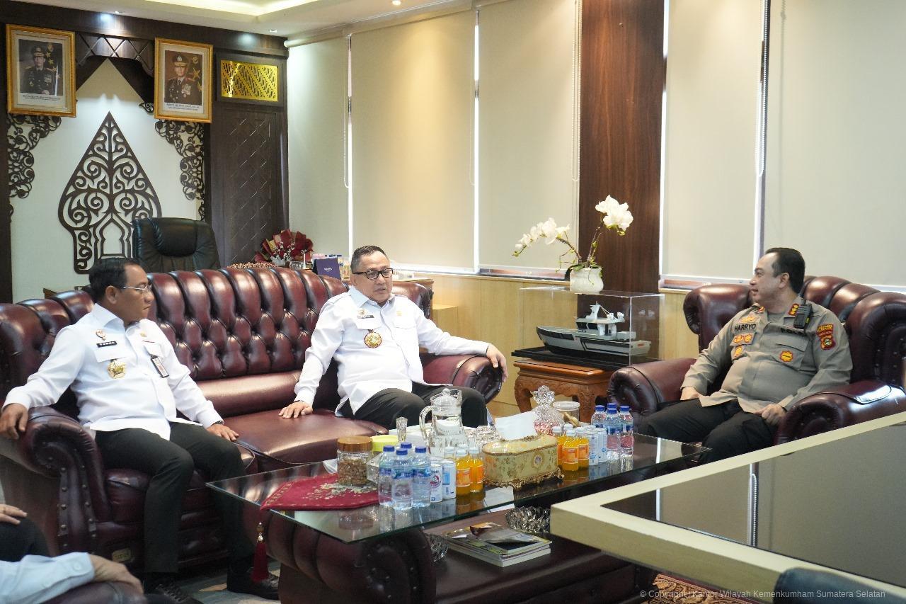 kakanwil kemenkum sumsel audiensi kapolrestabes palembang 4