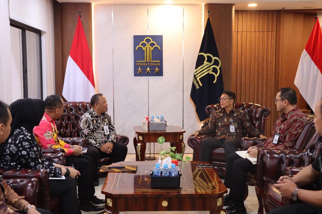Kemenkum Sumsel Lapor Sekjen Posbankum 1