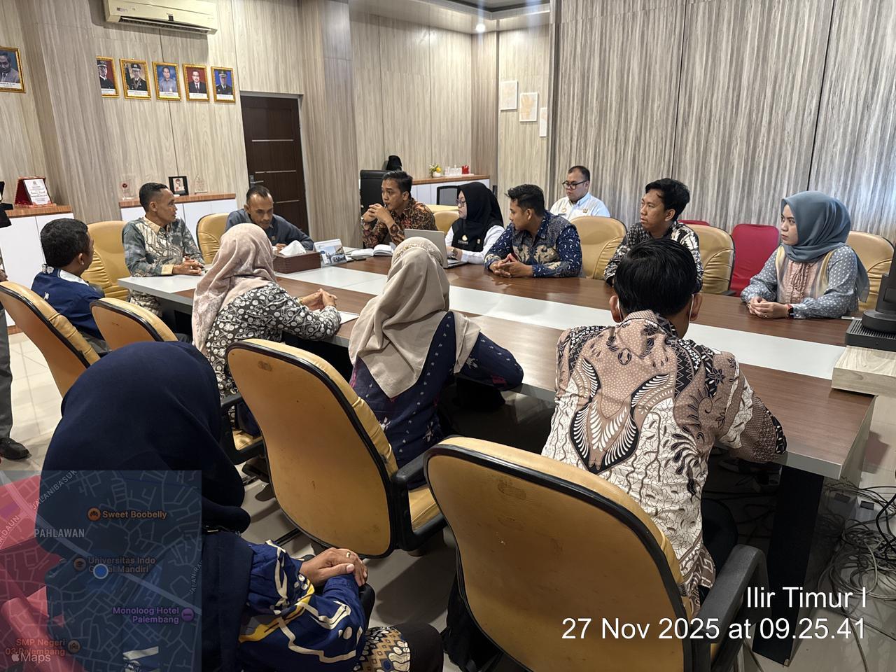 Kanwil Kemenkum Sumatera Selatan Terima Kunjungan Balitbangda Kabupaten Lahat untuk Pelatihan Pendaftaran KI