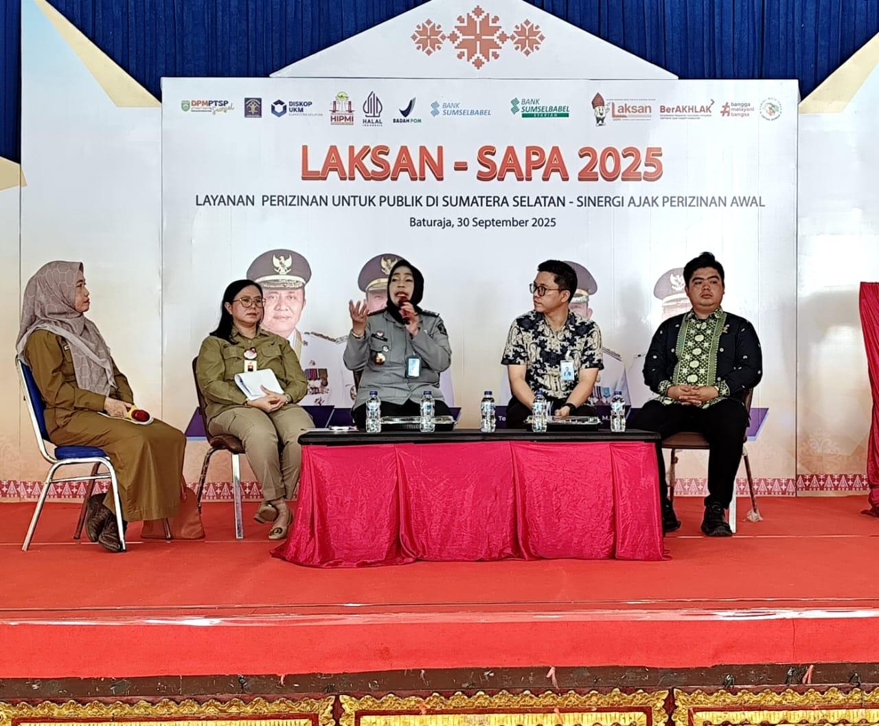 Dorong UMKM Naik Kelas, Kanwil Kemenkum Sumsel Hadir di LAKSAN - SAPA 2025