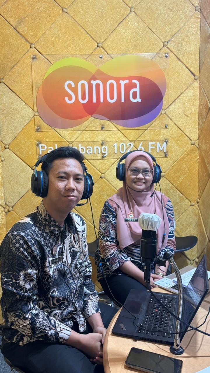 Edukasi KI Lewat Udara: Kanwil Kemenkum Sumsel Bedah Urgensi Merek dan Royalti Musik di Radio Sonora FM