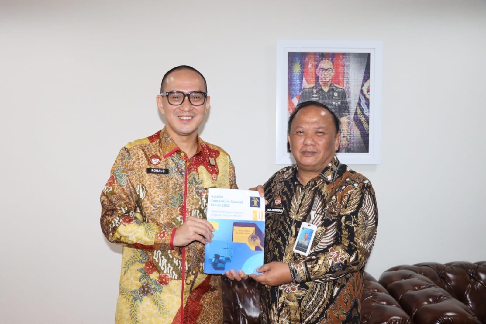 Akselerasi Informasi Publik, Kakanwil Kemenkum Sumsel Koordinasi ke Biro Hukerma