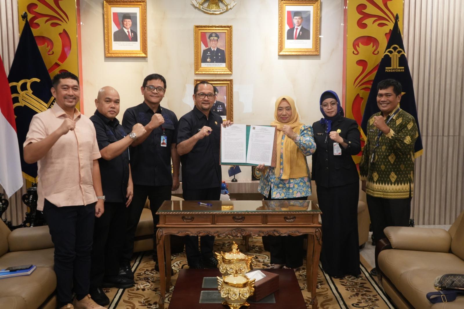 Kanwil Kemenkum Sumsel Harmonisasi Pergub Penugasan PT Sumsel Energi Gemilang untuk Proyek Pelabuhan Baru Palembang