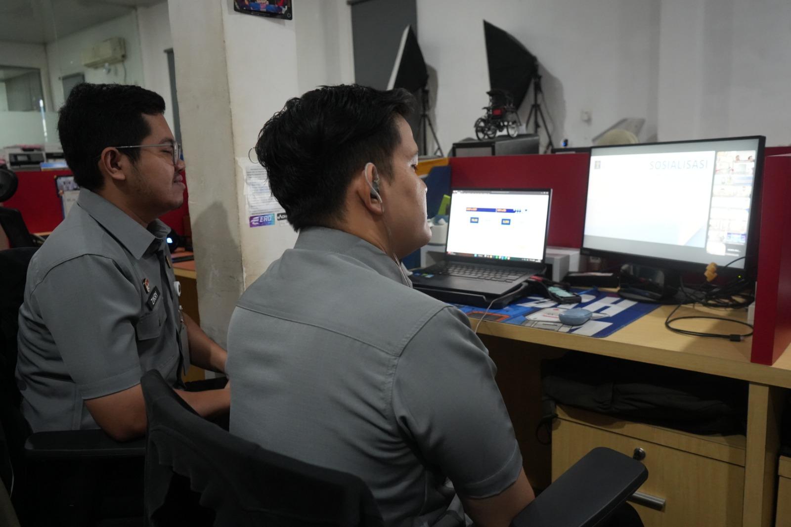 Kanwil Kemenkum Sumsel Ikuti Sosialisasi Penyelenggaraan SPIP Terintegrasi Kementerian Hukum Tahun 2026