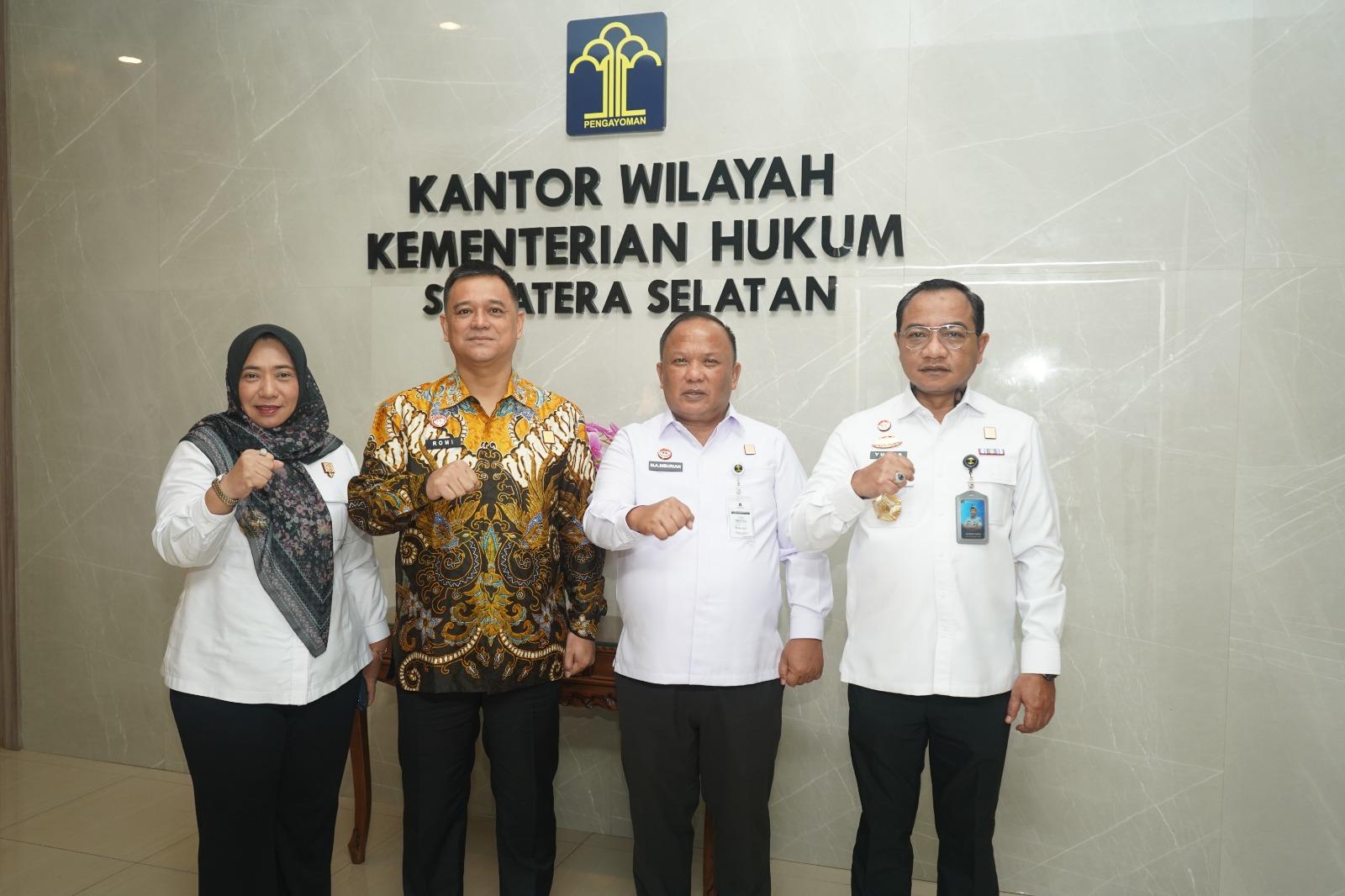 Direktur Pidana Kunjungi Kemenkum Sumsel, Bahas Penguatan PPNS