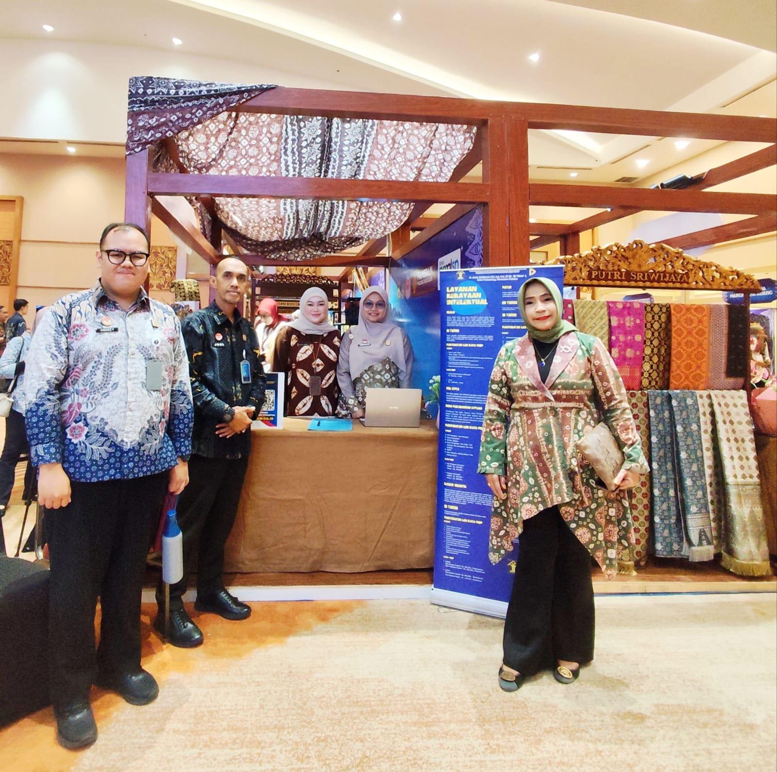 Hari Kedua Rakerda Dekranasda Sumsel, Kanwil Kemenkum Sumsel Banjir Konsultasi Merek dan Pencatatan KIK