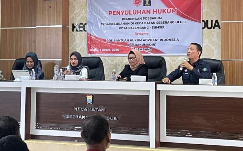 Kemenkum Sumsel Lanjutkan Percepatan Pelaporan Posbankum, Jangkau Seberang Ulu II dan Gandus
