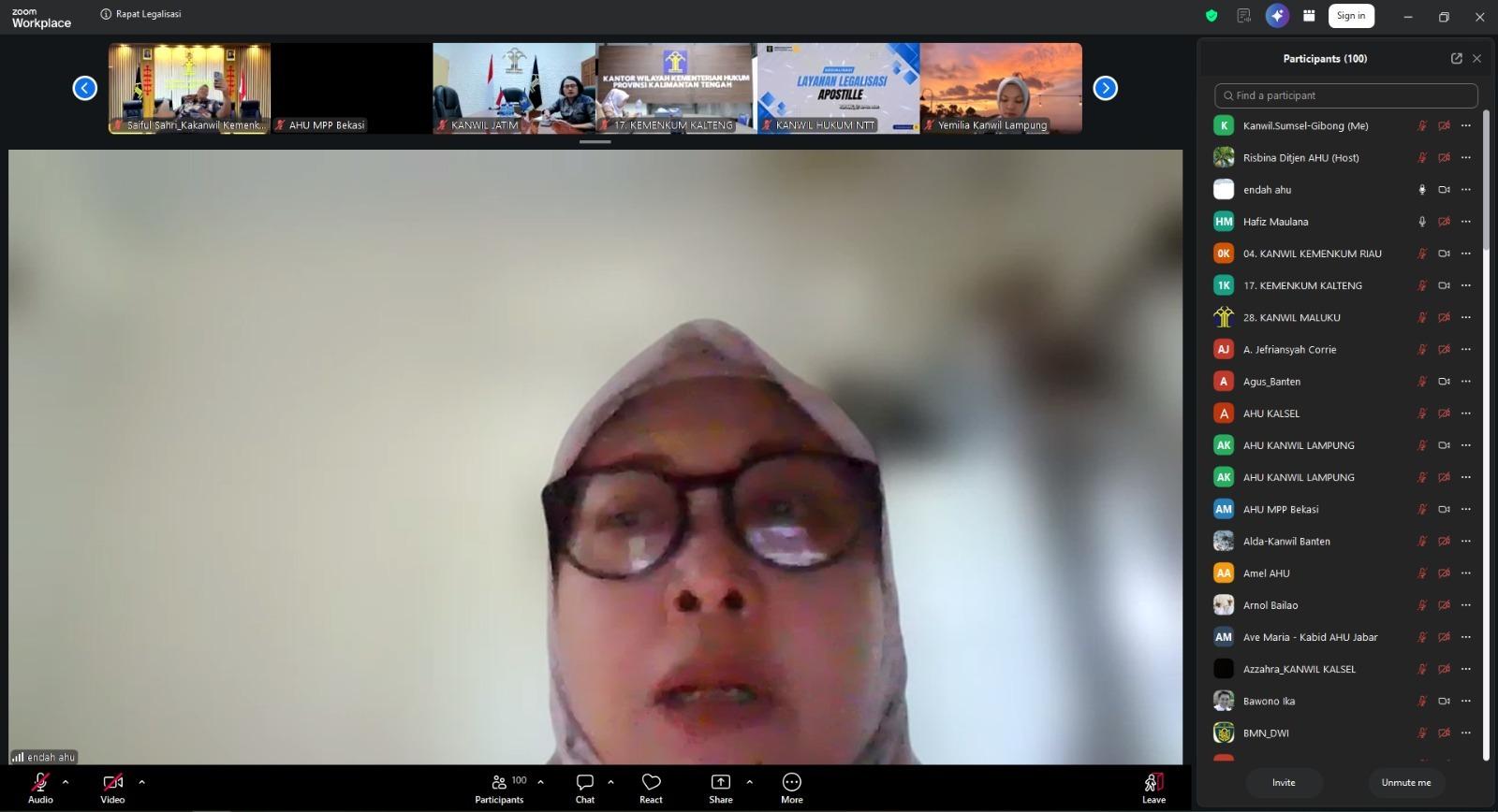 Modernisasi Layanan Publik, Kanwil Kemenkum Sumsel Siap Terapkan Stiker Legalisasi Nomenklatur Baru