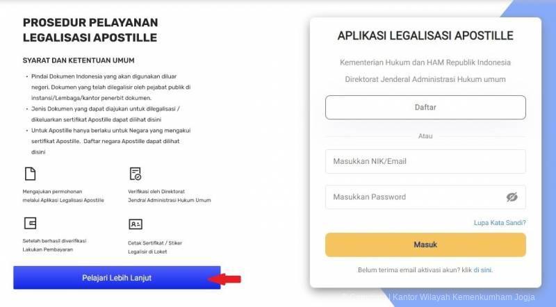 gambar 36. simulasi permohonan